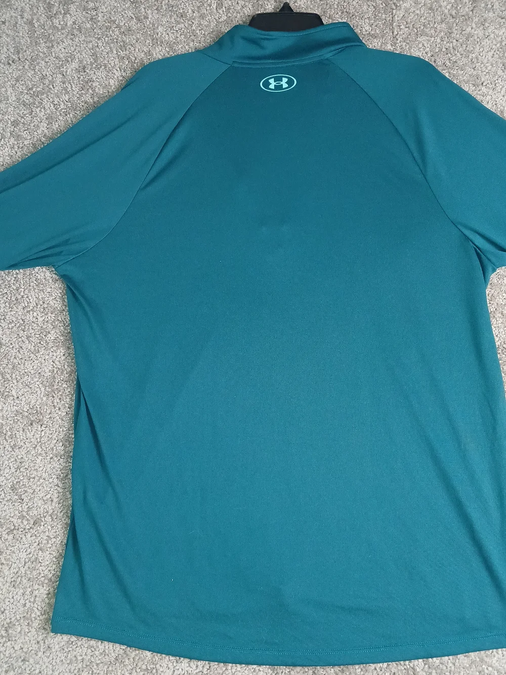 Under Armour Teal Long Sleeve‎ 1/2 Zip Performance Shirt for Men XL